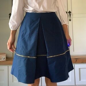 Chic zip detail skirt